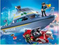 Barco Policial con Bote Auxiliar
