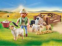 Pastor con Rebao de Ovejas