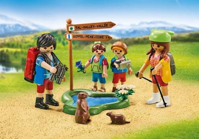 Familia de Excursionistas